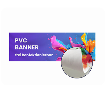 Frei konfektionierbaresPVC Banner