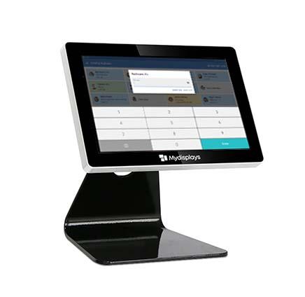 Mydisplays Tablet Terminal mit Zeiterfassung