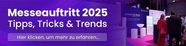 Emailbanner zum Thema Messe