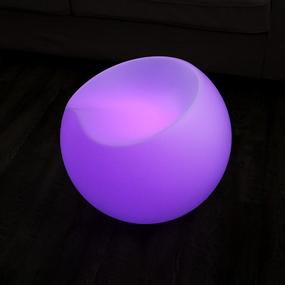 LED Sitzhocker Kugel