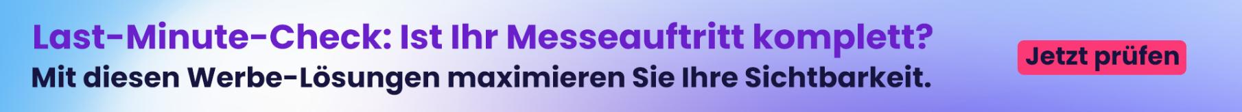 Mehr Sichtbarkeit am Messestand