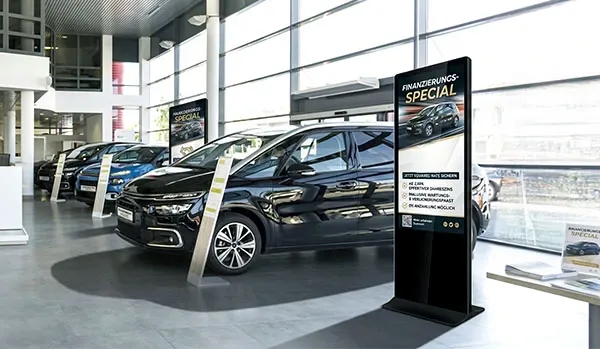 Werben im Autohaus Werben im Autohaus