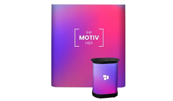 Faltdisplay gerade Faltdisplay gerade