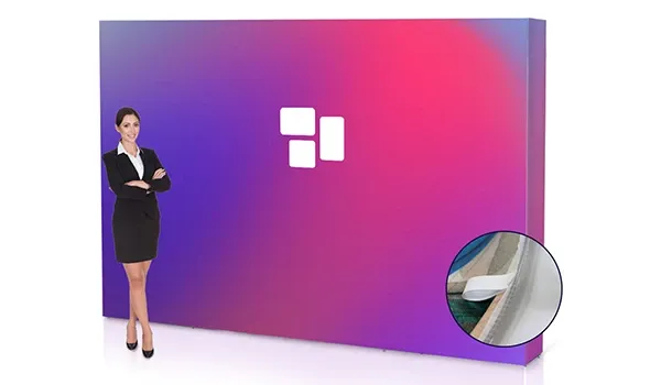 Textilfaltdisplay XL gerade Textilfaltdispla XL gerade