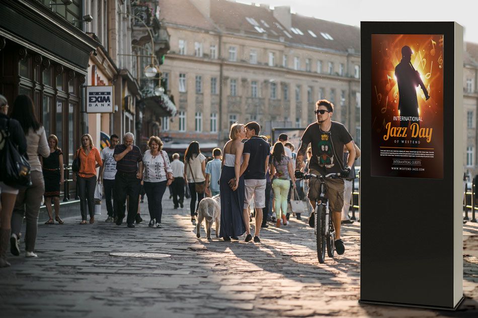 Digital Signage Stele - das zeitgemäße Info- und Werbemedium