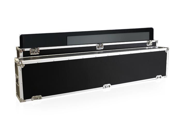 Flightcase mit Transportrollen für Digital Signage Systeme