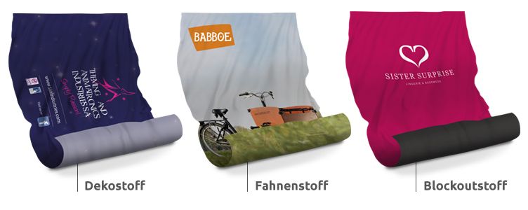 Für jede Anwendung das passende Fahnen & Flaggen Material