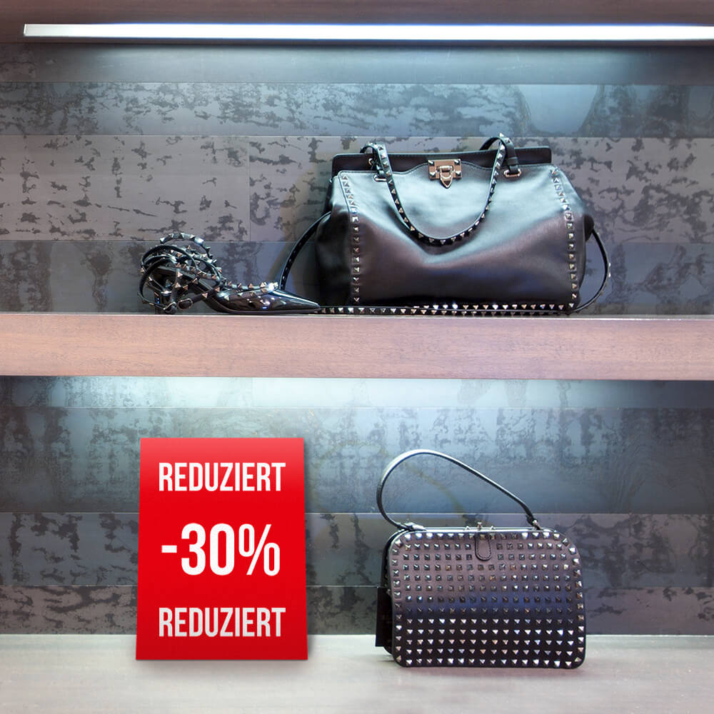 Polystyrolplatte am Point of Sale