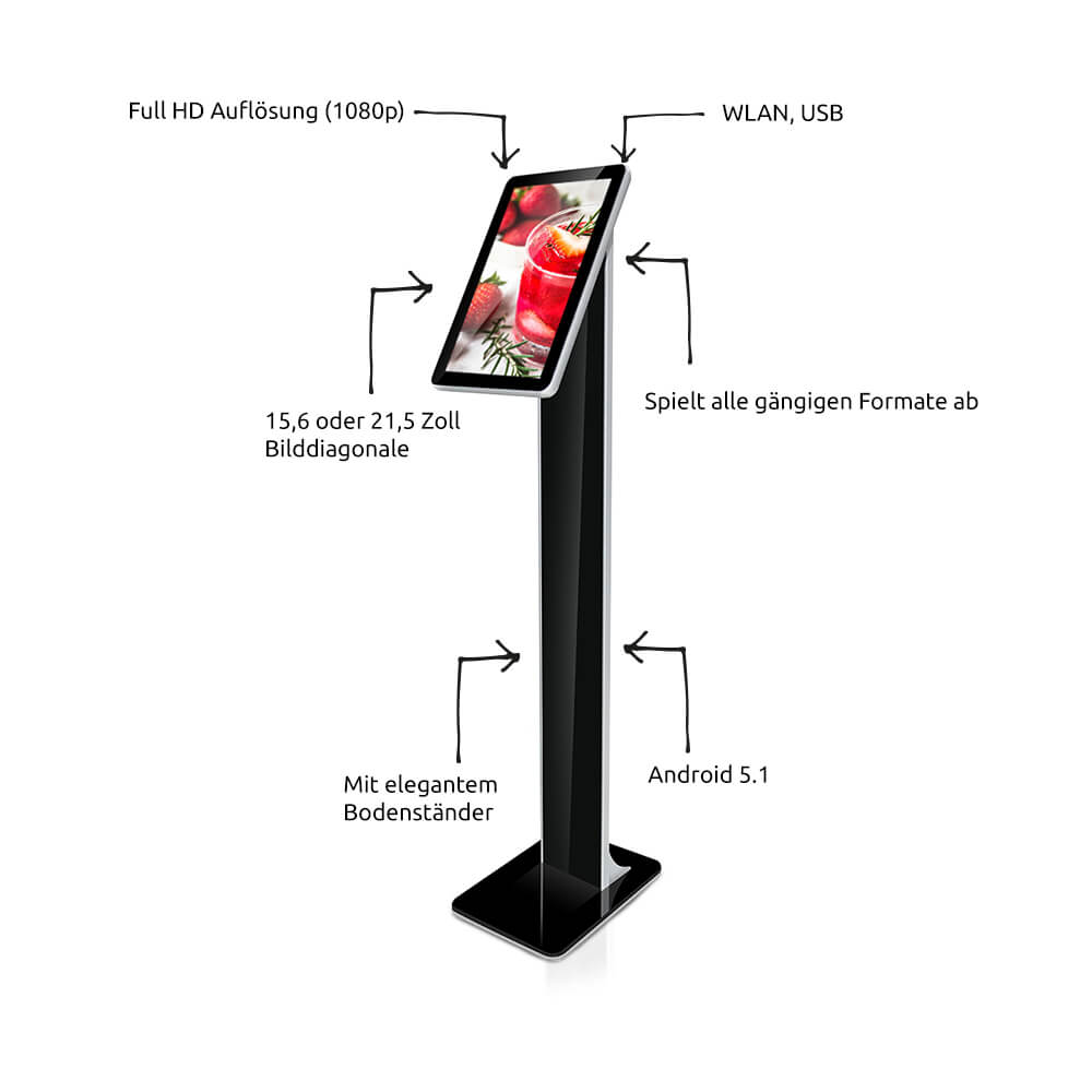 Die wichtigsten Merkmale von Pad Terminal Digital