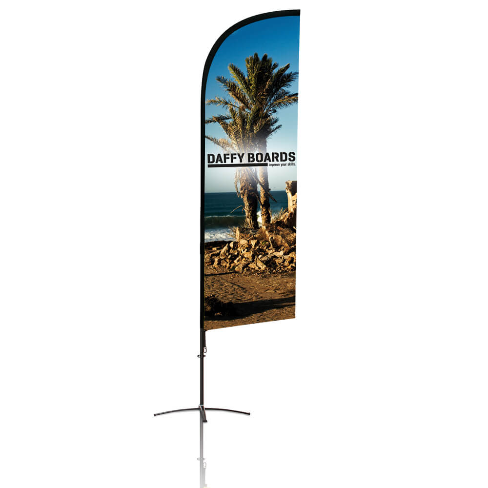 Strandfahne inkl. Digitaldruck | Auch mit beidseitigem Druck