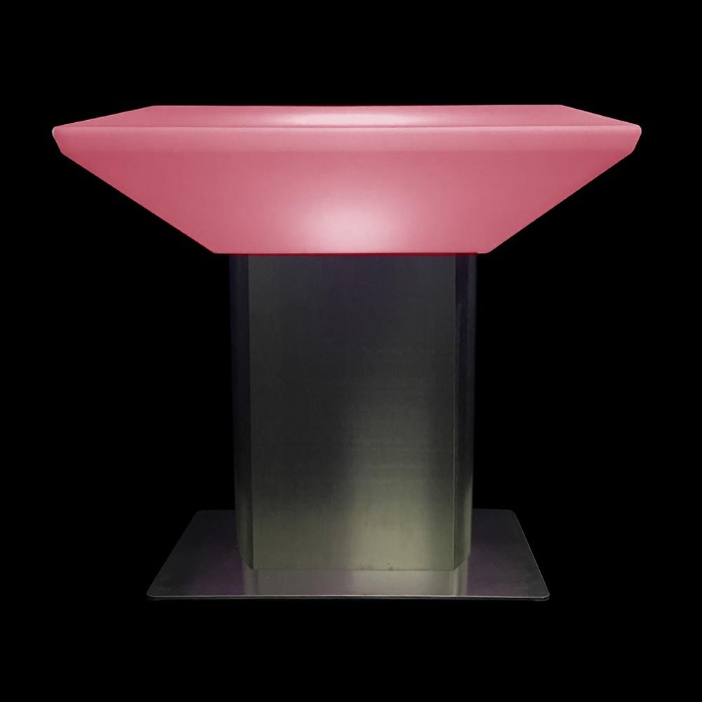 LED Coffee-Table mit einem Farbwechsel aus 16 Farben