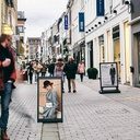 Digital Gehwegaufsteller auch für Outdoor geeignet