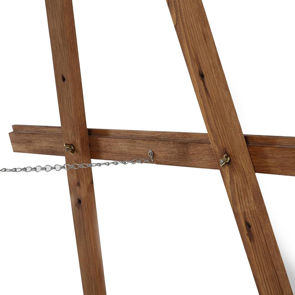 Staffelei Holz - Höhenverstellbar durch Rasterbohrungen und Flügelmuttern