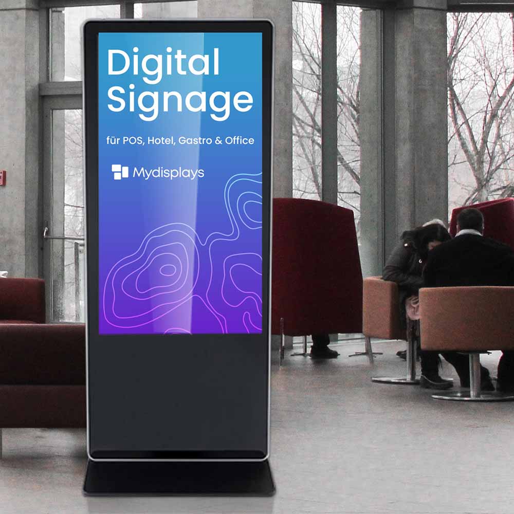 4K UHD Signage Stele - Universell einsetzbar