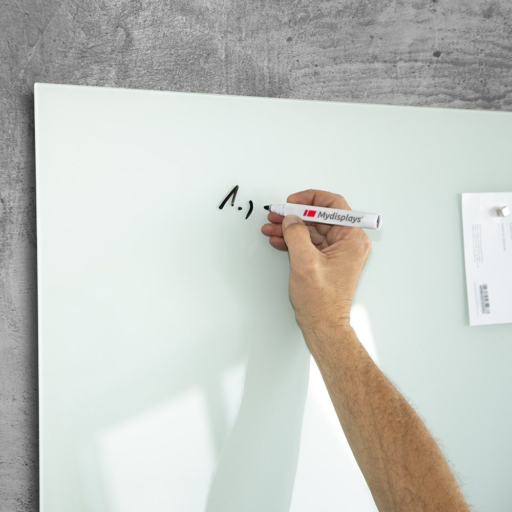 Glas Whiteboard Design - Die perfekte Kombination aus Glas und magnetischem Whiteboard