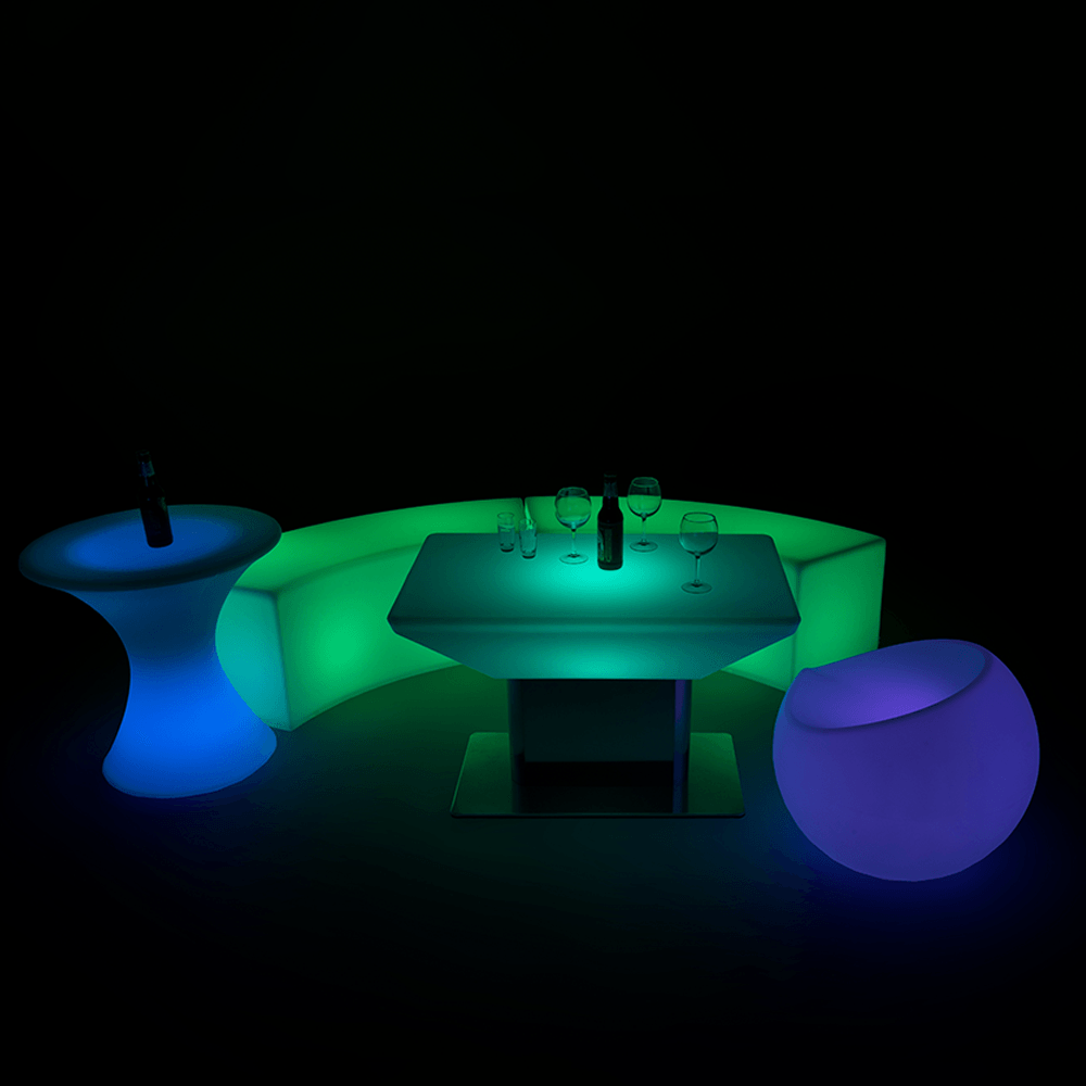 LED Coffee-Table - Perfekt zu Kombinieren