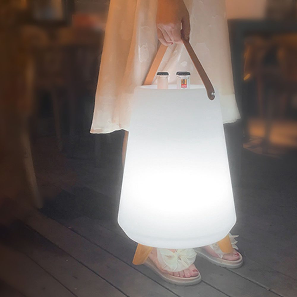 LED Flaschenkühler Bluetooth - Dank integr. Akku auch mobil einsetzbar