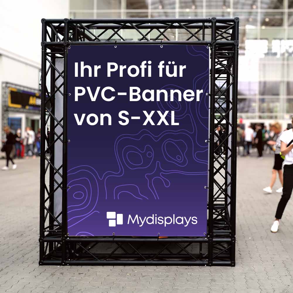 PVC Banner (PVC-Plane) - Im Messeeinsatz
