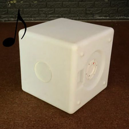 LED Bluetooth Soundbox eckig akkubetrieben