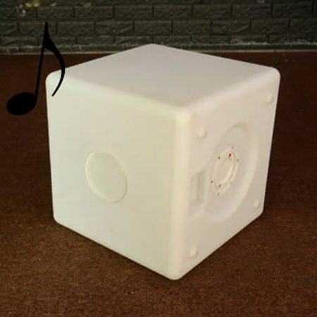 LED Bluetooth Soundbox eckig akkubetrieben