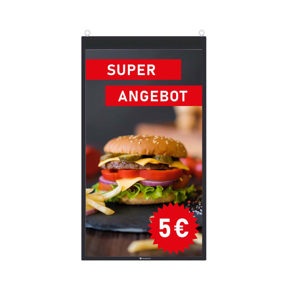 Ultra helles Schaufenster Display - Ideal für Animationen und Filme