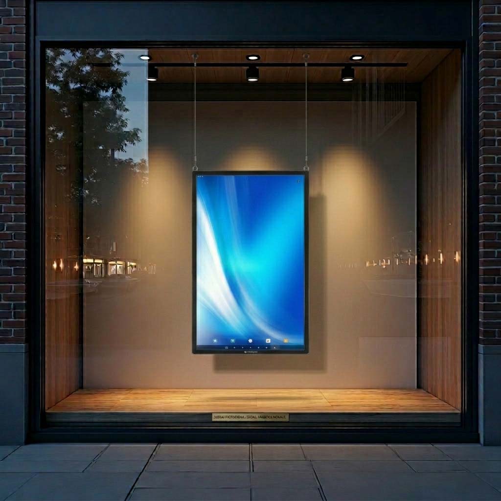 Digitales Schaufenster Display - Informieren Sie Ihre Kunden über Angebote und Aktionen