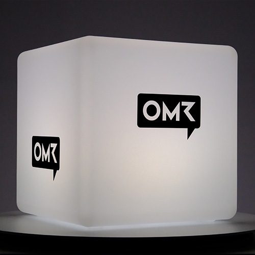 LED Tischwürfel OMR