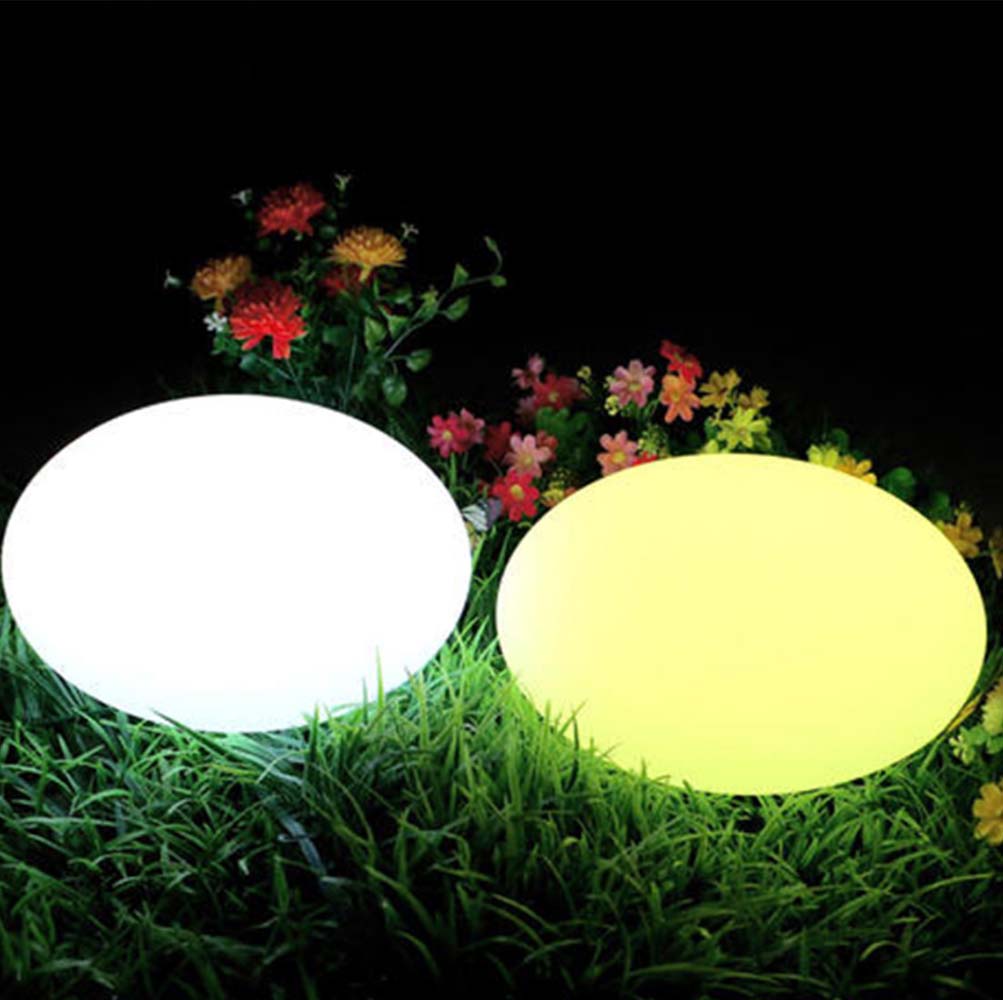 LED Kugellampe flach leuchtet in 16 Farben