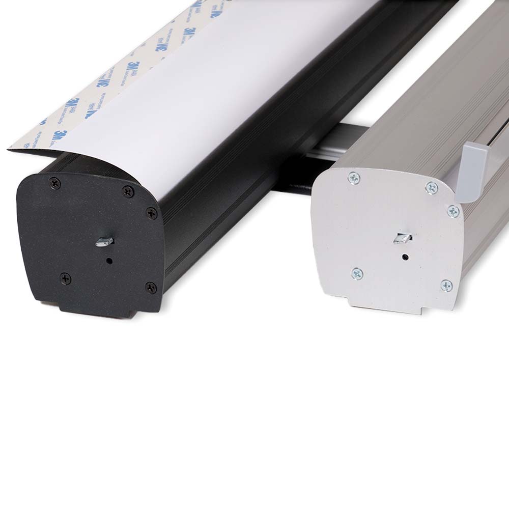 Aluminium-Kassetten in Schwarz oder Silber