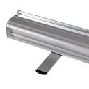 Rollup Budget - Gehäuse silber eloxiert