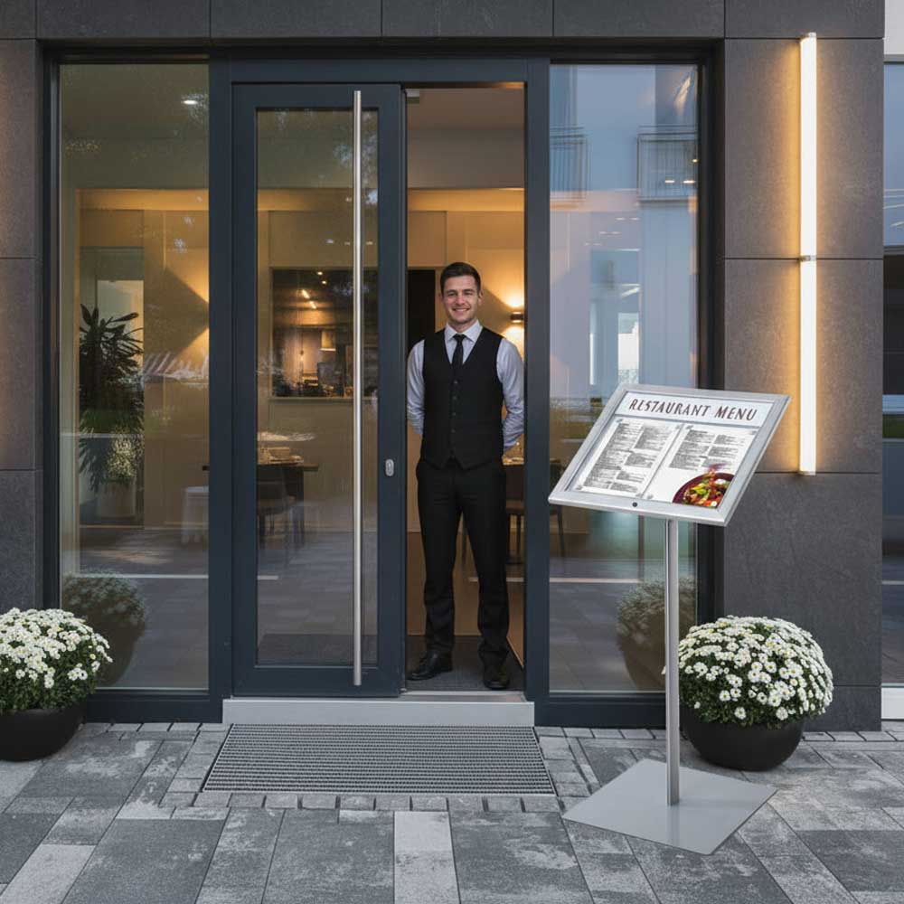 Werbeaufsteller Outdoor
