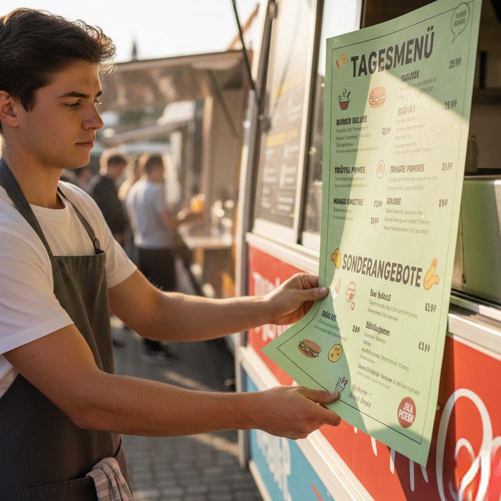 Posterdruck auf Recyclingpapier - Ideal für den schnellen Wechsel