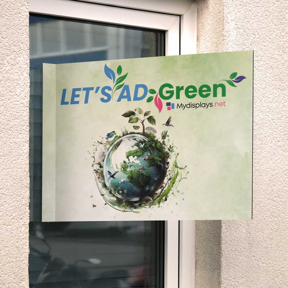 Mydisplays ​Maklerschild - Professionell werben & Ressourcen schonen