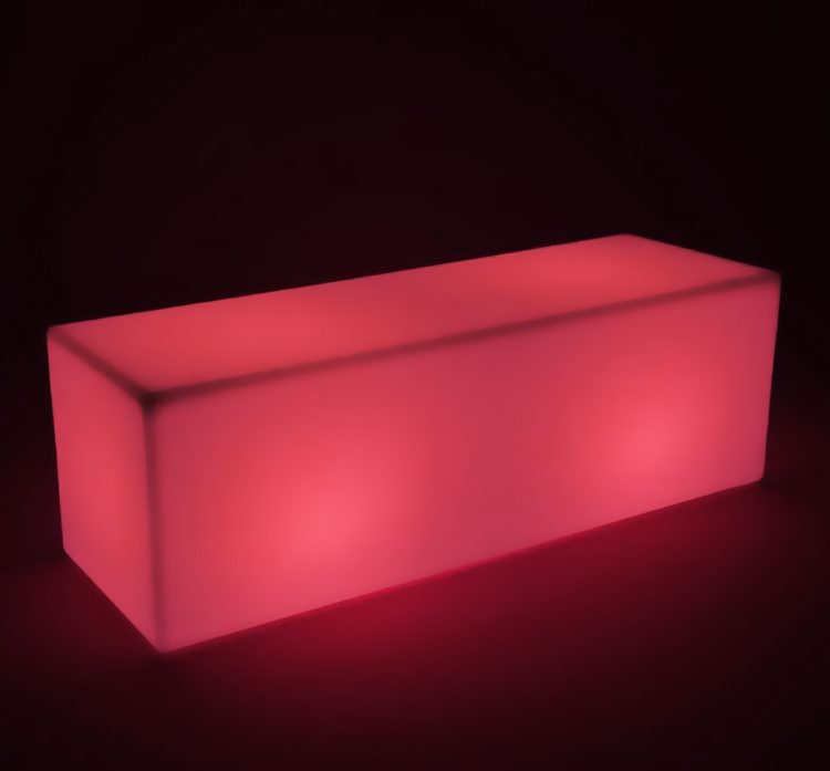 LED Sitzbank mit Farbwechsel