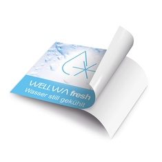[MYD50100] Mono Selbstklebefolie (0,1mm starke monomere Selbstklebefolie, permanentklebend, graue Rückseite, W1 Seidenmatt, Rechteckig, abgerundete Ecken (Rolle), Basis Datencheck, gratis (grundlegende Druckdatenkontrolle))