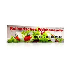 [MYD50780] Spannbanner (200 cm x 50 cm, Dekostoff 215g/m² B1 (OEKO-TEX®), Eine Öse in jeder Ecke, Rechteckig (Rolle), W1 Konfektion & Verpacken, Standard Datencheck, gratis)