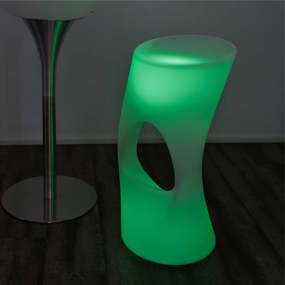 [MYD67210] LED Barhocker