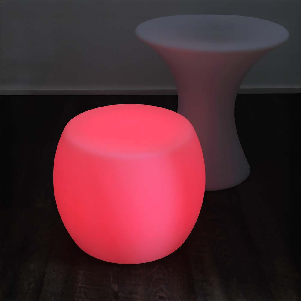 [myd71550] LED Sitzhocker oval