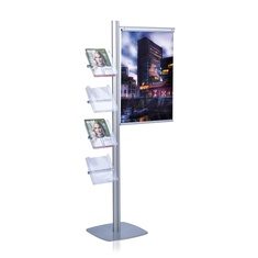 [MYD38260] Flyerständer mit Klemmleiste (Komplettsystem inkl. Druck, PVC-Plane 510 g/m² B1+M1, Banner-Druck 60 cm x 50 cm, Zuschnitt, W1 Konfektion & Verpacken, Standard Datencheck, gratis)