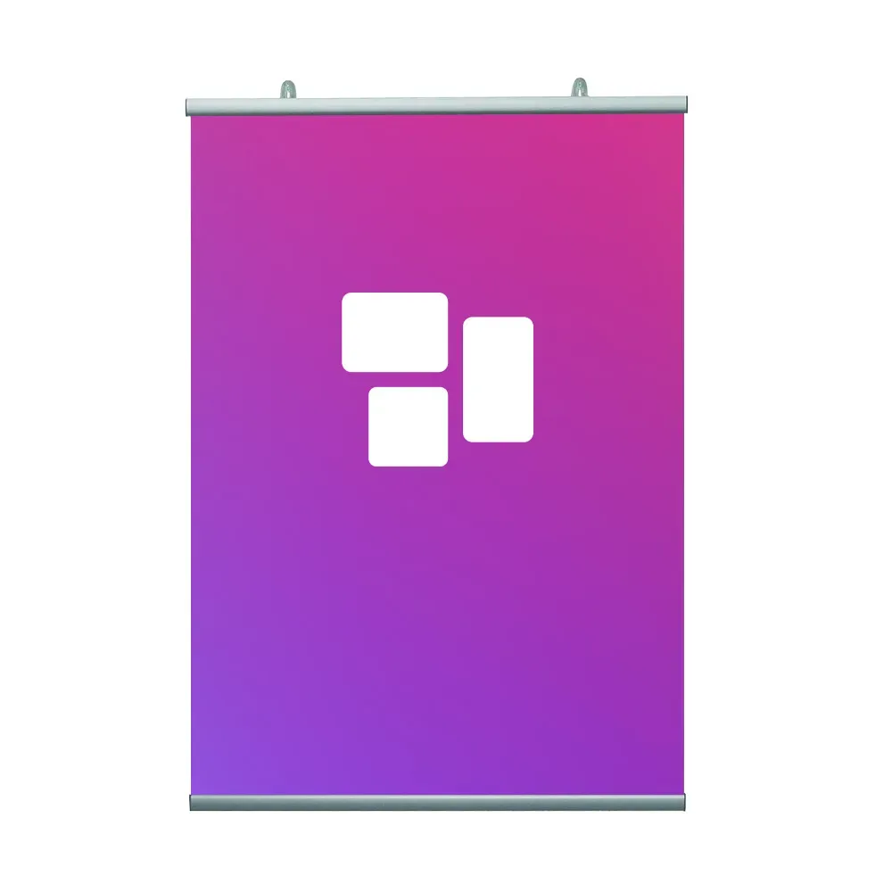 [myd37870] Posterklemmleiste slim (60 cm Slim, 50 cm, Rollflat‐Film 150g/m², Rechteckig (Rolle), W1 Konfektion & Verpacken, Basis Datencheck, gratis (grundlegende Druckdatenkontrolle))