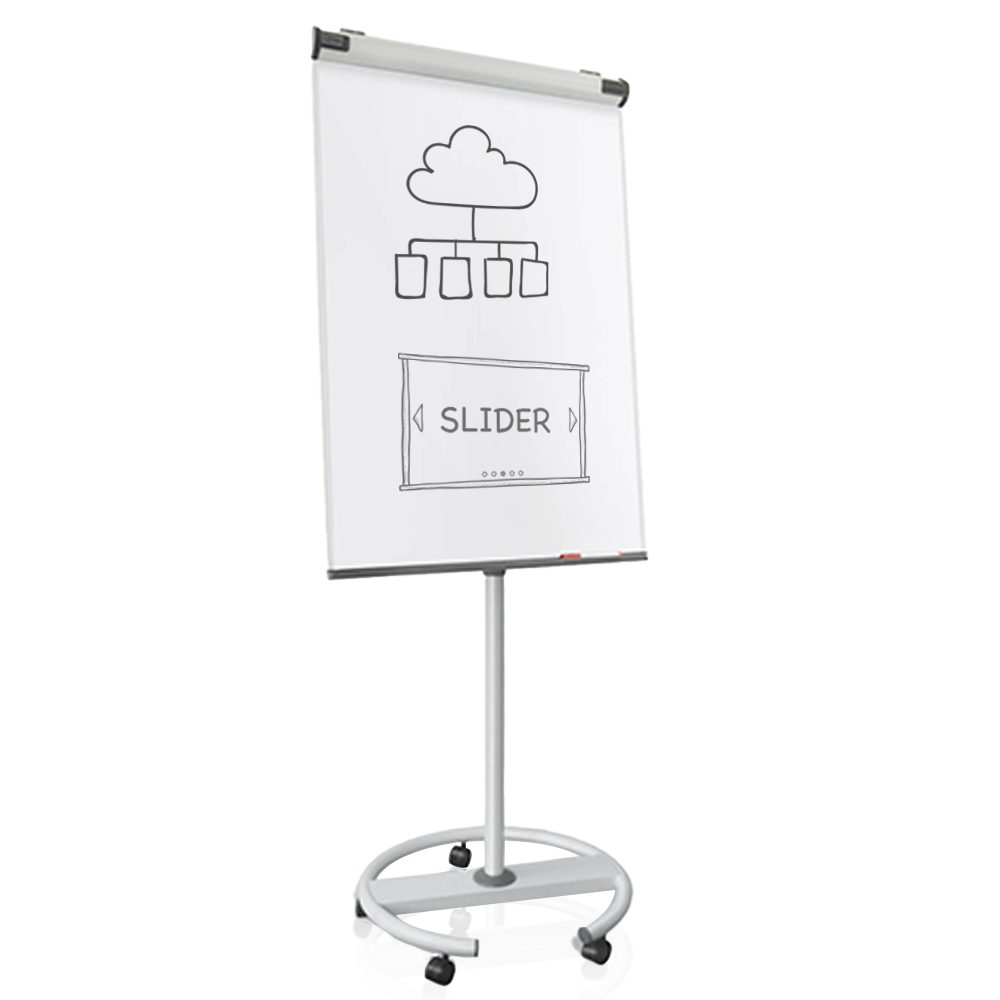 Flipchart Rollfuß