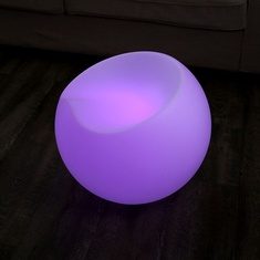 [MYD23300] LED Sitzhocker Kugel