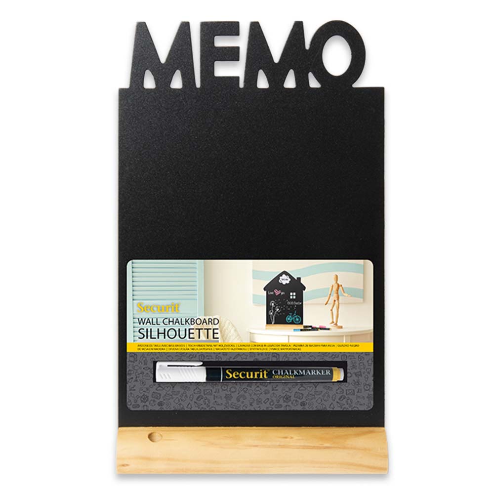 [myd25623] Silhouette Kreidetafel - Securit® (MEMO)