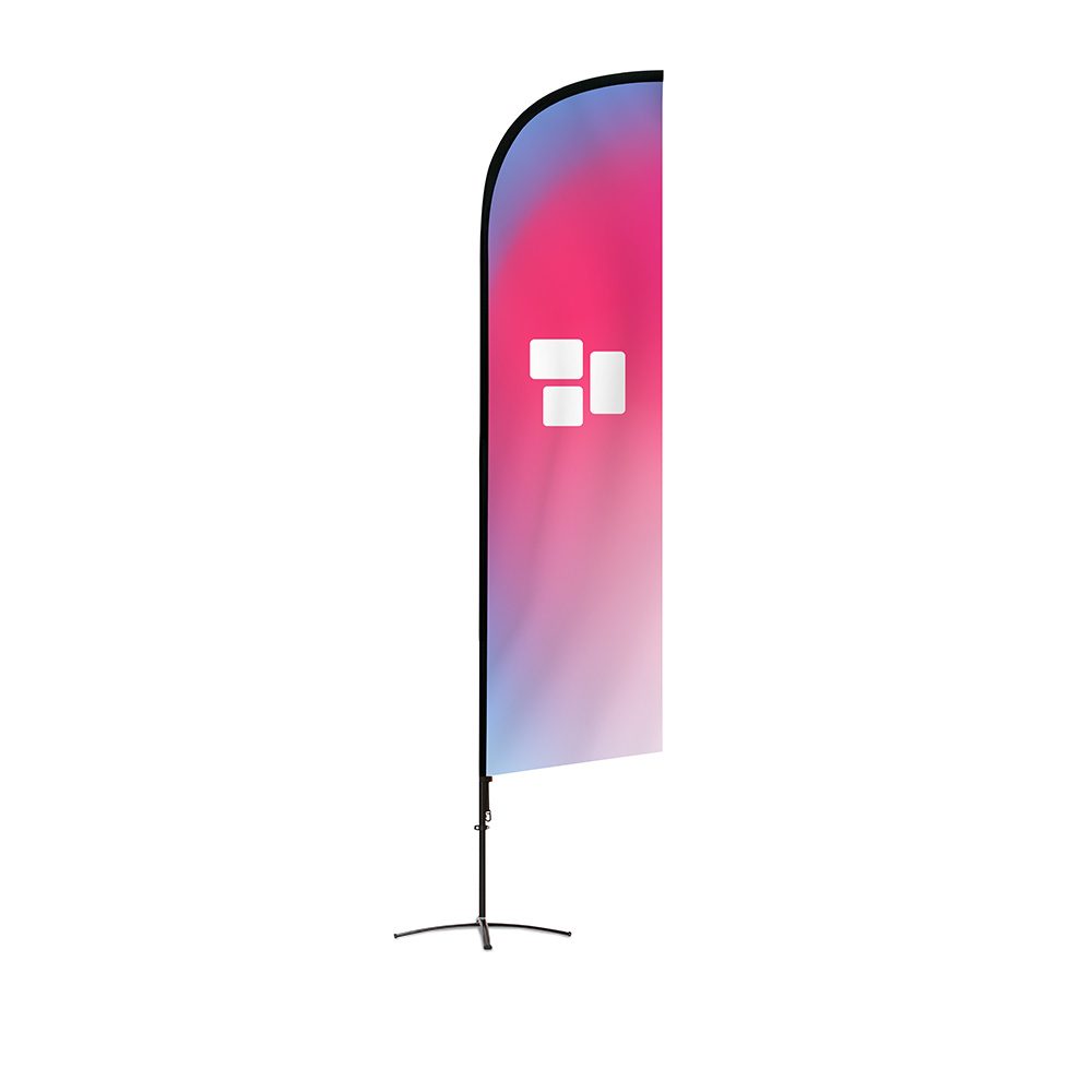 [MYD12200] Beachflag Shark (Blickdichte Füllfolie für beidseitigen Druck, Zuschnitt, Schlauchgewicht für Beachflags, Basis Datencheck, gratis (grundlegende Druckdatenkontrolle))