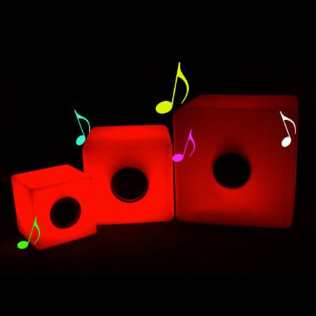 [MYD67440] LED-Bluetooth Soundbox Eckig