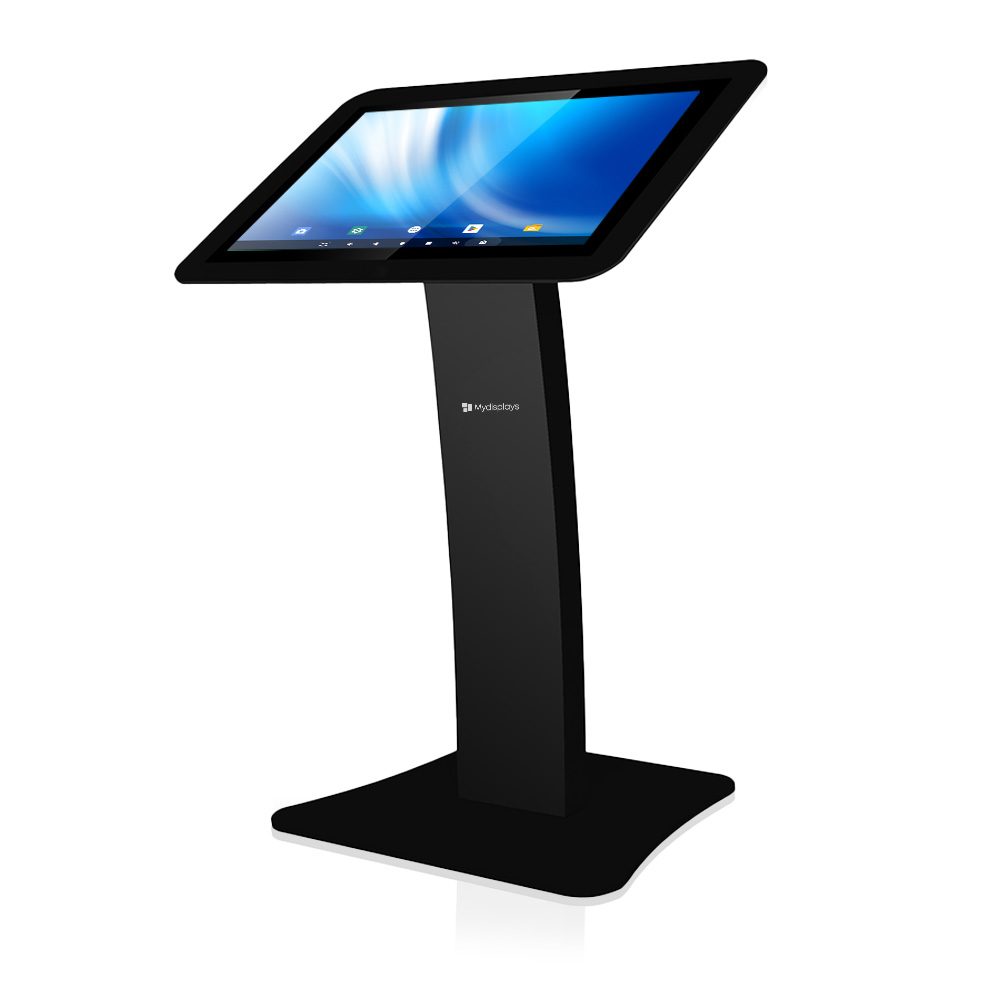 [myd95200] Digital Infoterminal (24" Zoll / Weiß/ Gesamtsystem: 123,7 x 70,7 cm (HxB), Ohne, Ohne Hardcase)