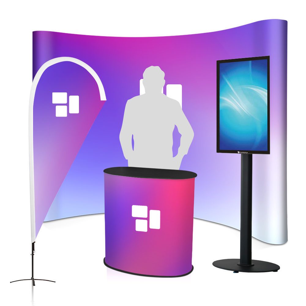 [MYDSB030.m] Werbestand Set M