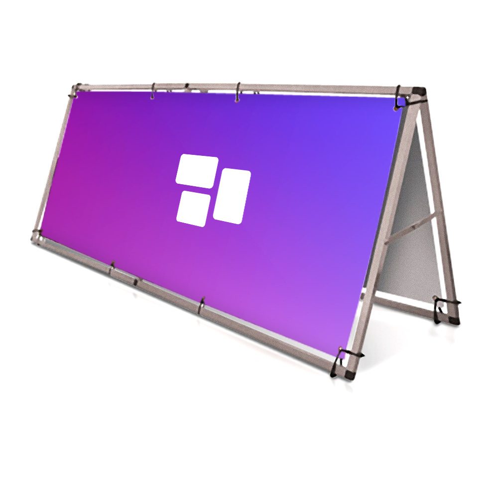 Outdoor Bannerframe (PVC-Plane, Rechteckig (Rolle), W1 Konfektion & Verpacken, Basis Datencheck, gratis (grundlegende Druckdatenkontrolle))