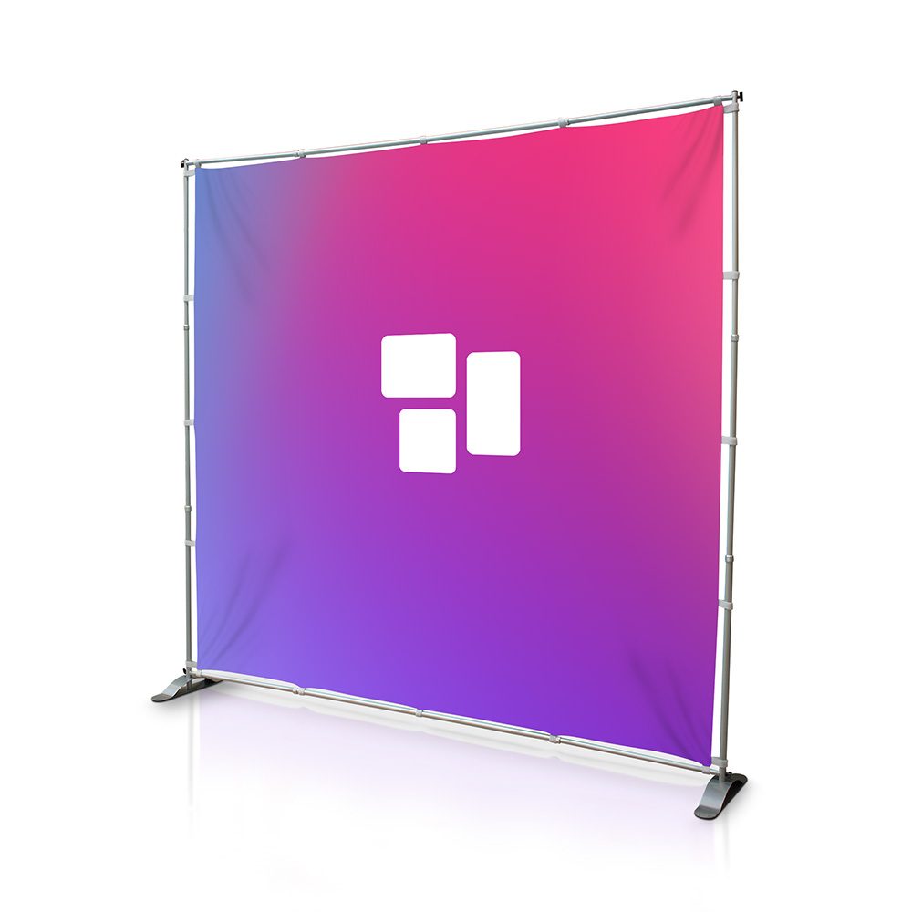 Bannerdisplay Messe (Rechteckig (Rolle), Nähen, Basis Datencheck, gratis (grundlegende Druckdatenkontrolle))