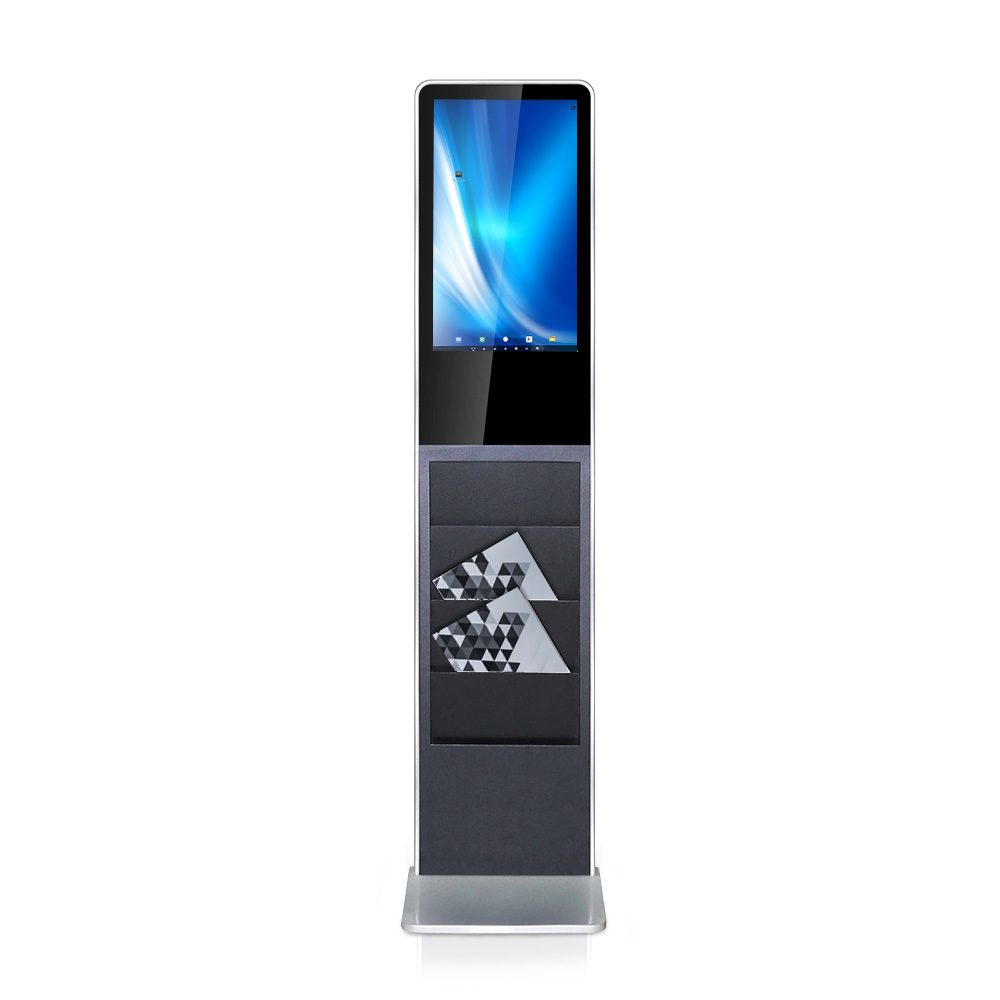 [myd95250] Digital Prospektständer (Ohne, Foliendruck / Motiv unterhalb des Displays, Zuschnitt, W1 Konfektion & Verpacken, Basis Datencheck, gratis (grundlegende Druckdatenkontrolle))